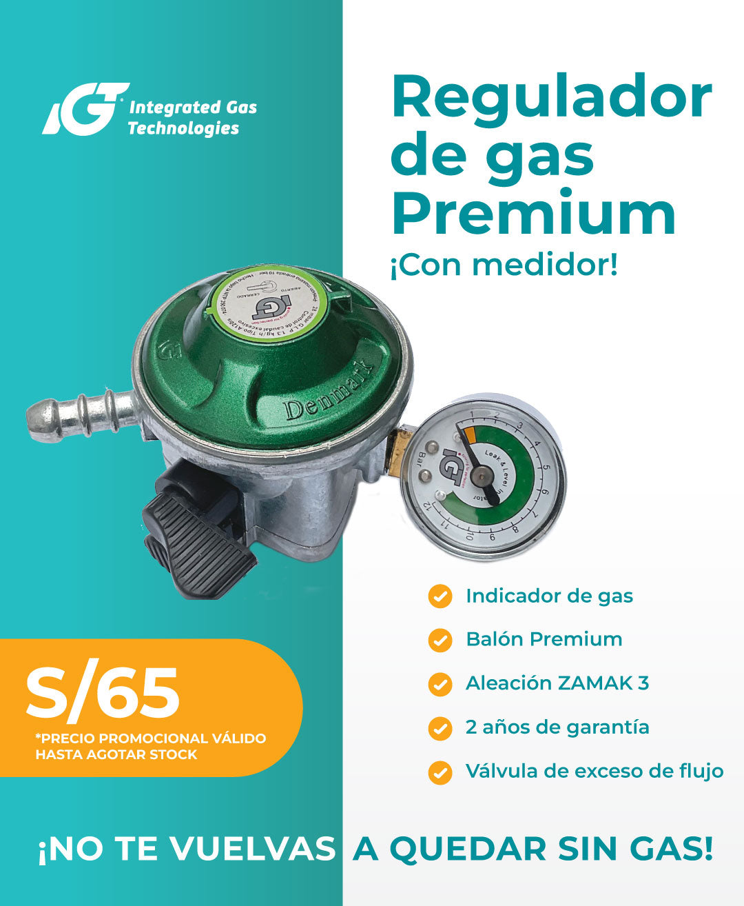 Regulador de Gas Pre