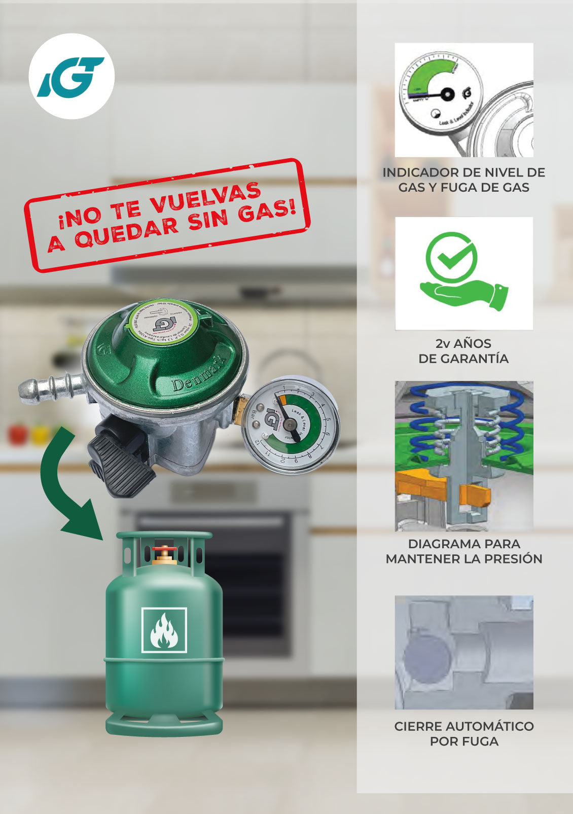 Regulador de Gas Pre